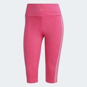 Brand New Adidas Originals Womens Fakten Short Tights in Pink - GN4441 Size XL
